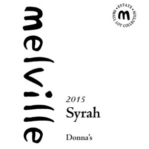 2015 Estate Syrah – Donna’s
